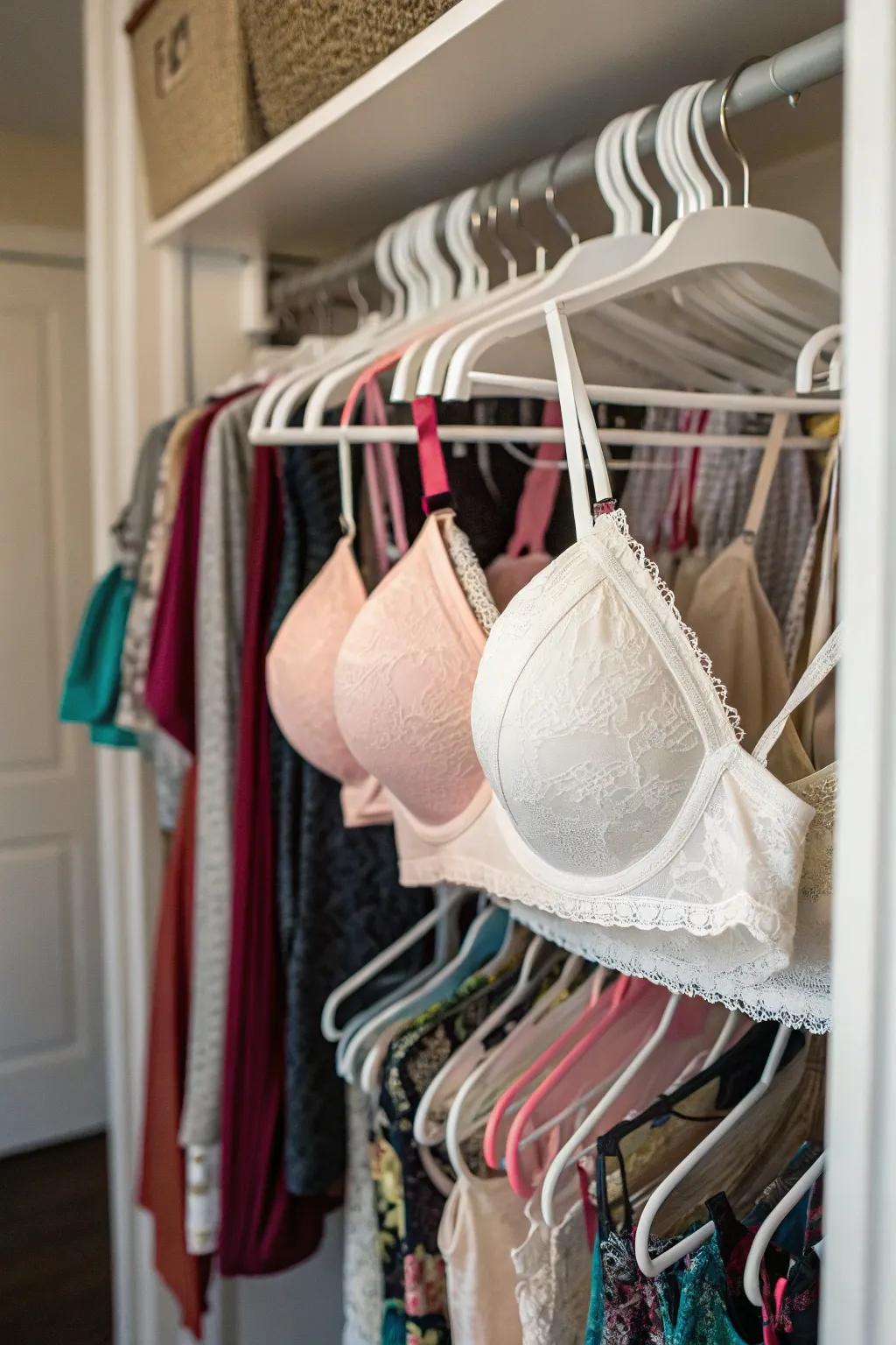 Customize with DIY fabric-covered hangers.