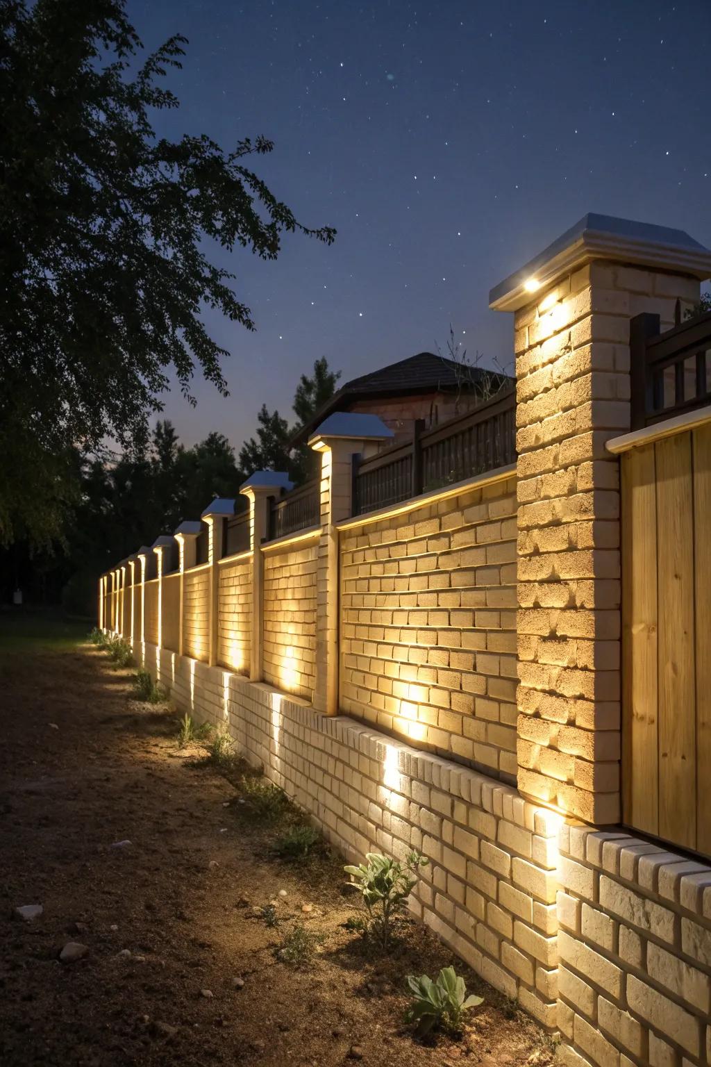 Illumination nuances fashion a cozy, inviting nighttime setting.