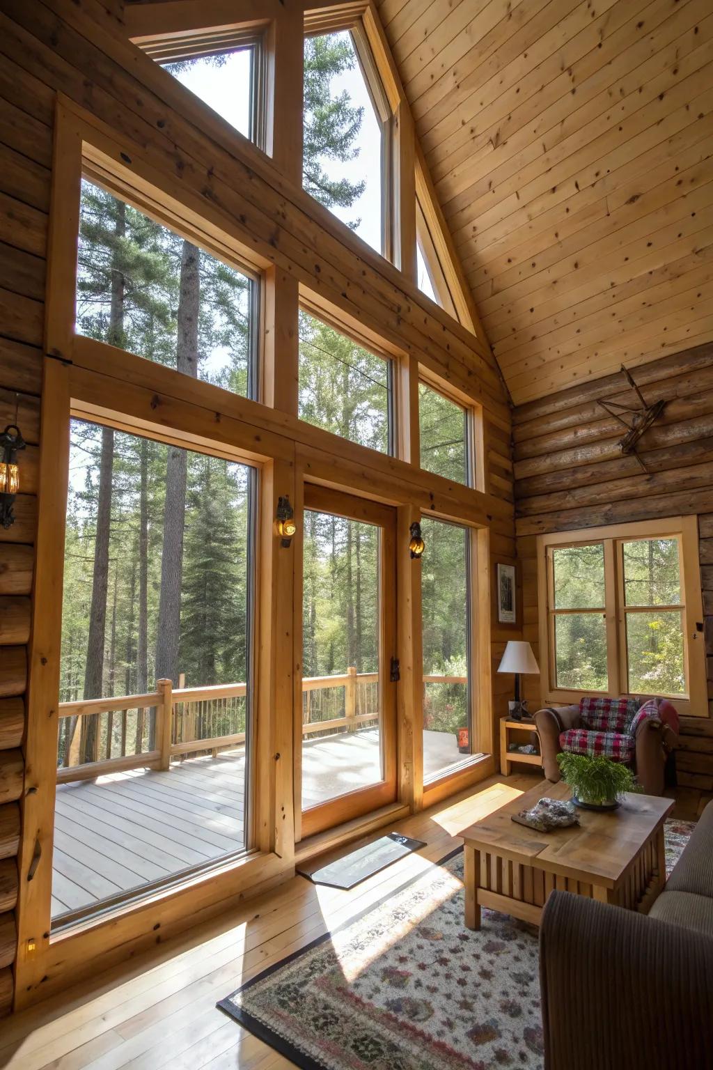 Energy-conserving windows deliver better insulation and natural light.
