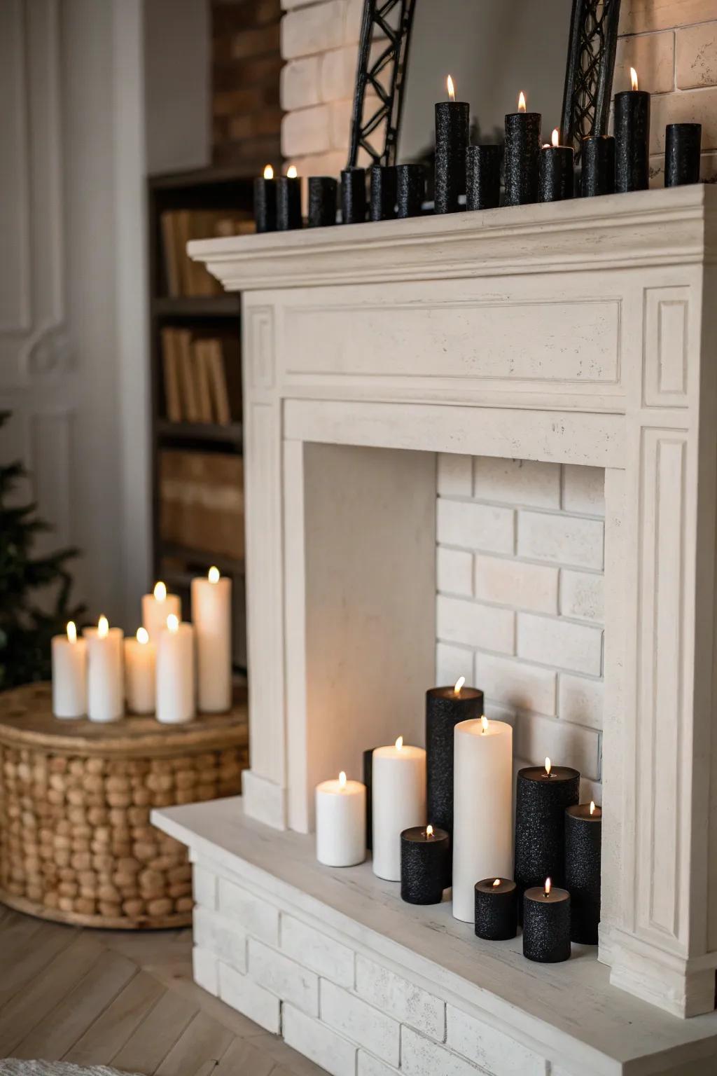 Single-shade lights offer a minimalist and striking visual.