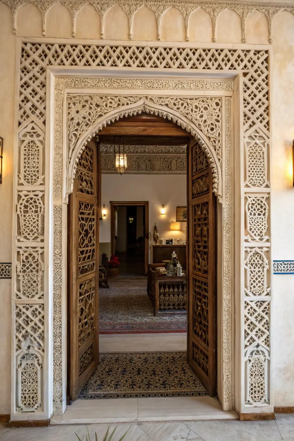 Complex weave patterns create a remarkable visual statement.