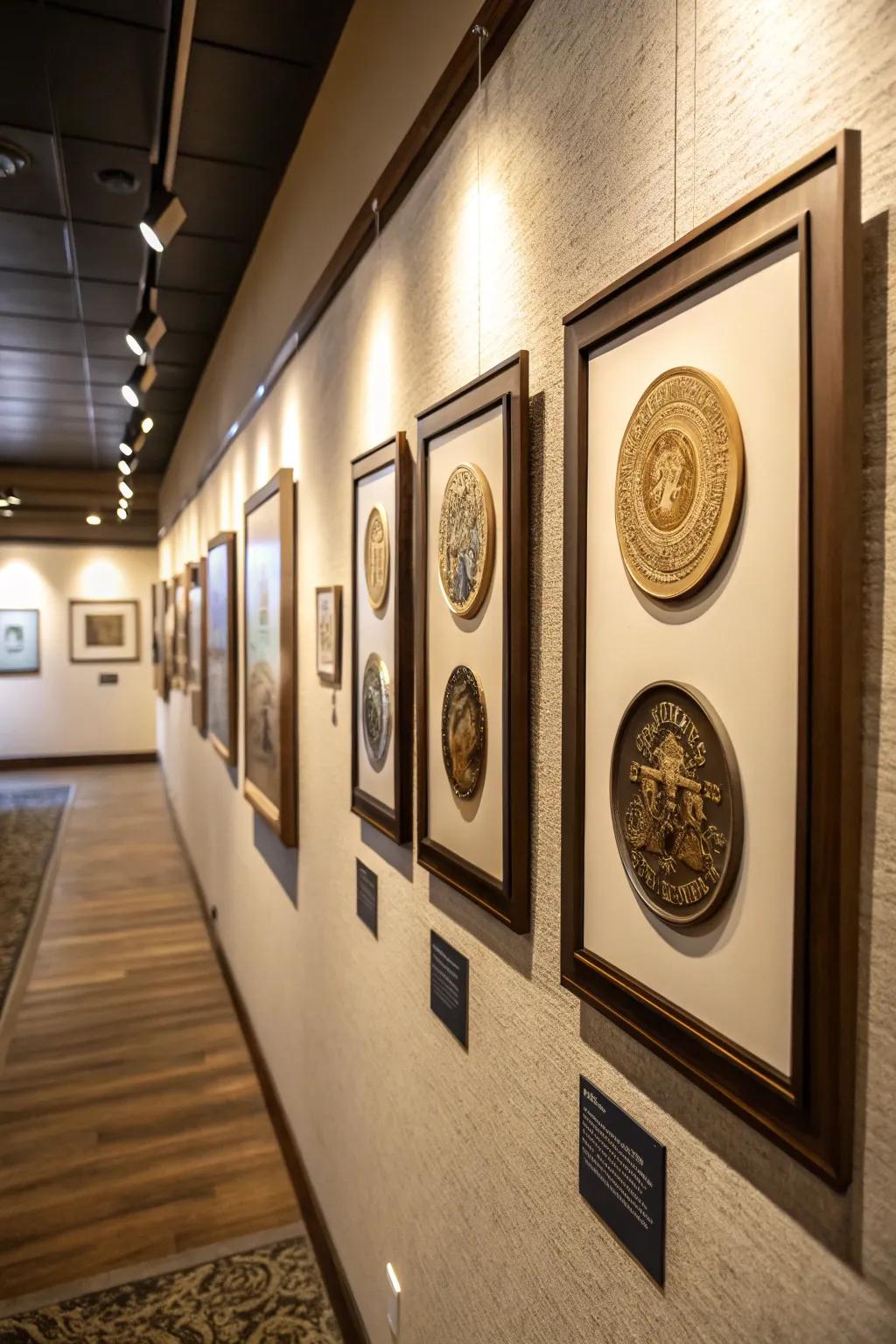 Art frames transform your medallions into partition artistry.