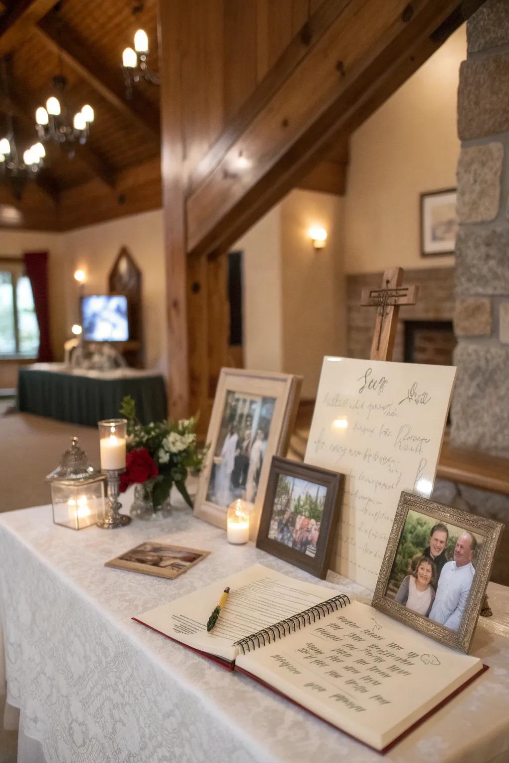 Personal details create a warm and inviting ambiance.