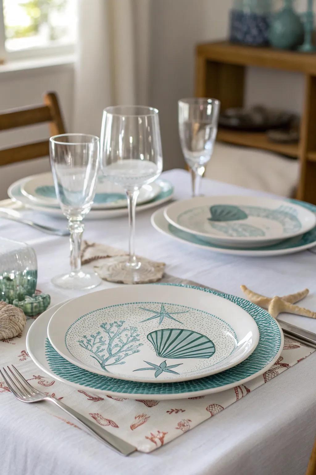 Tableware bringing the ocean to your dining experience.