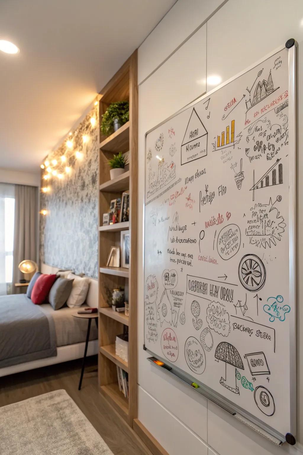 Show your artistic side with inventive doodles.