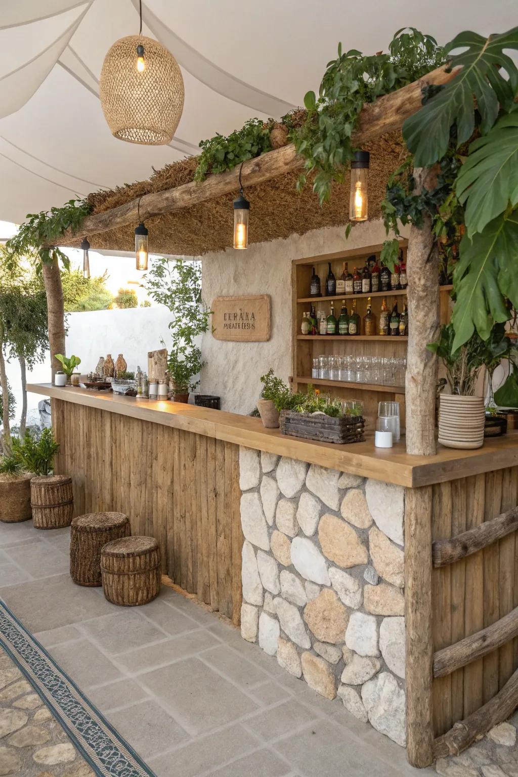 Natural and organic, a serene escape in your residence.