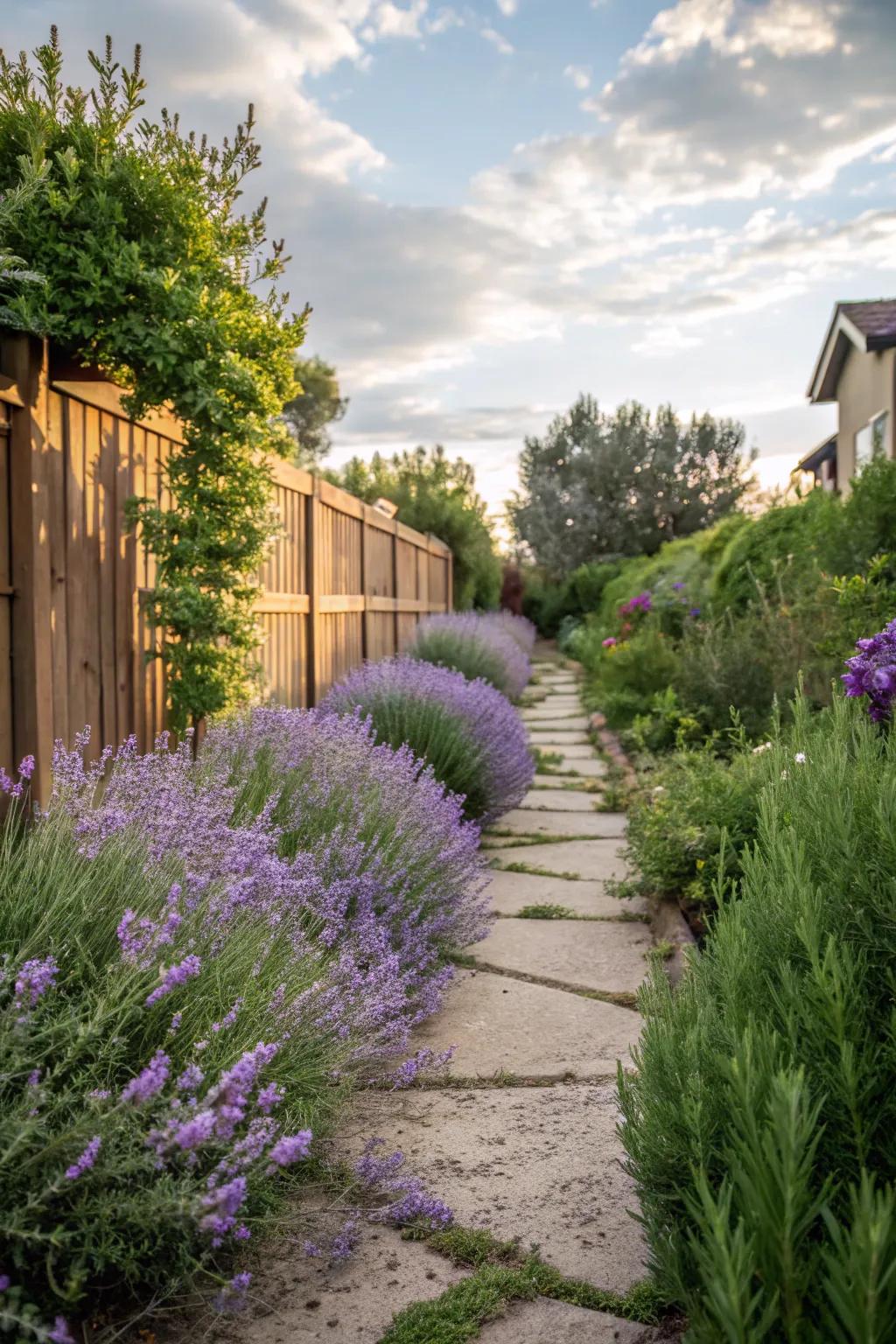 Fragrant herbs improve sensory experiences in the garden.