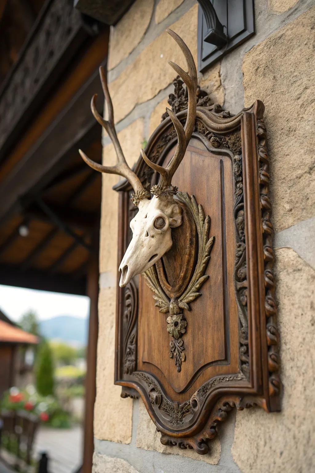 Ancient frames lend grace and allure.