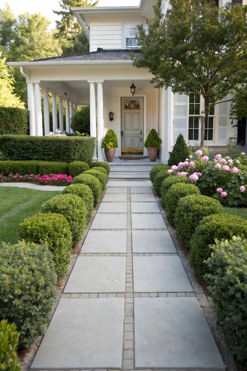 A clear entrance welcomes positive energy.