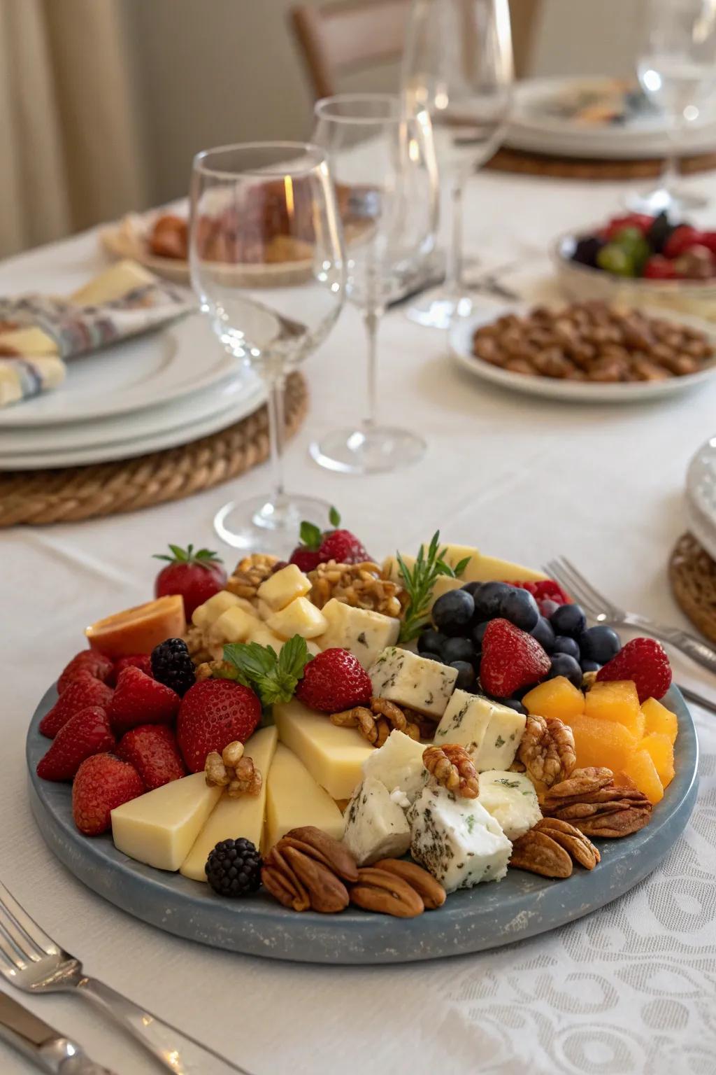 A delicious edible centerpiece that doubles as decor and appetizer.