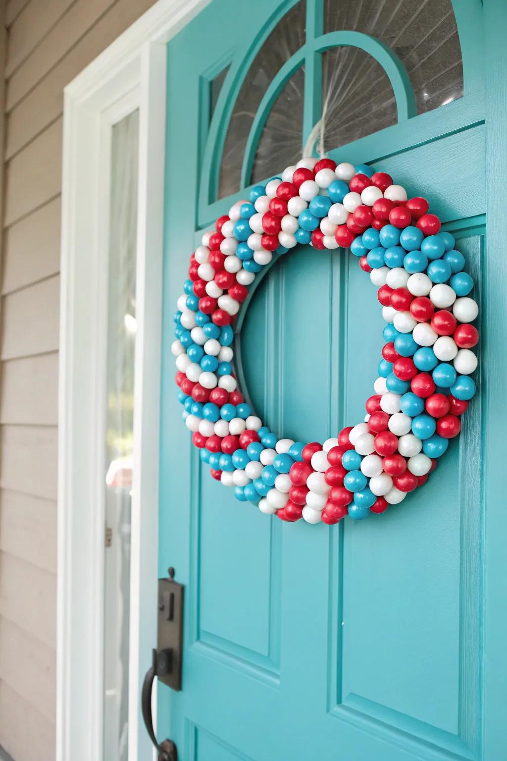 A pleasant decoration fashioned totally from confectionery.