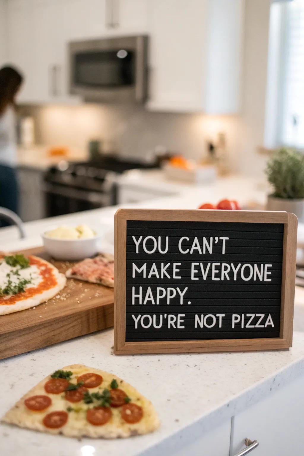 A tasty reminder to embrace what makes you you.