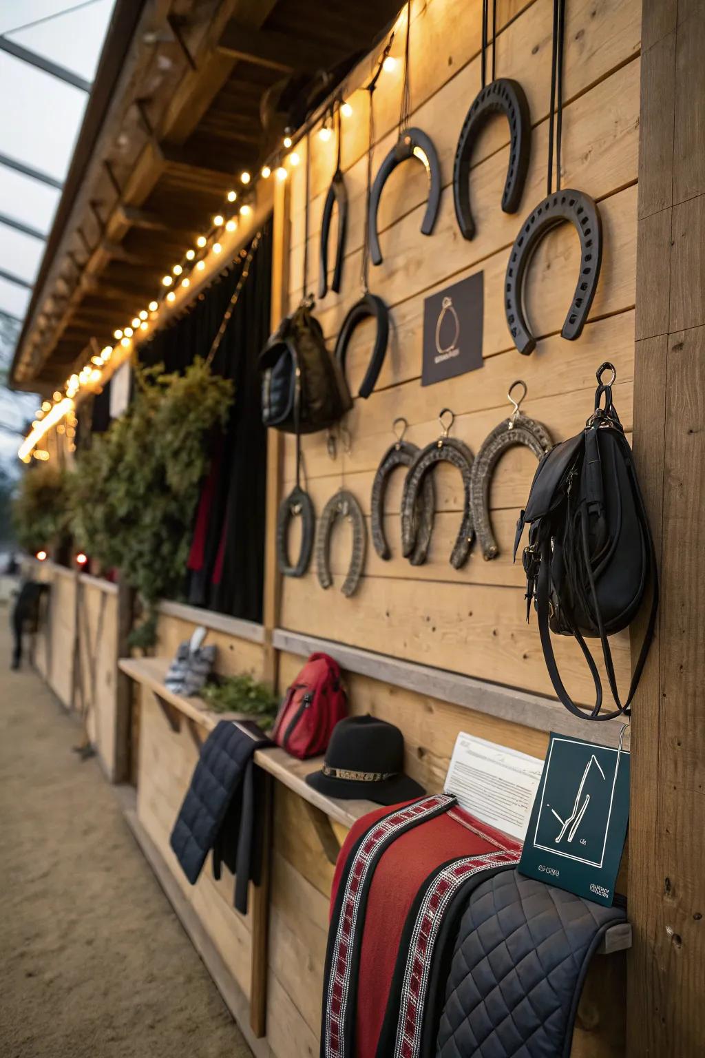 Equestrian-themed ornaments contribute allure and legacy.