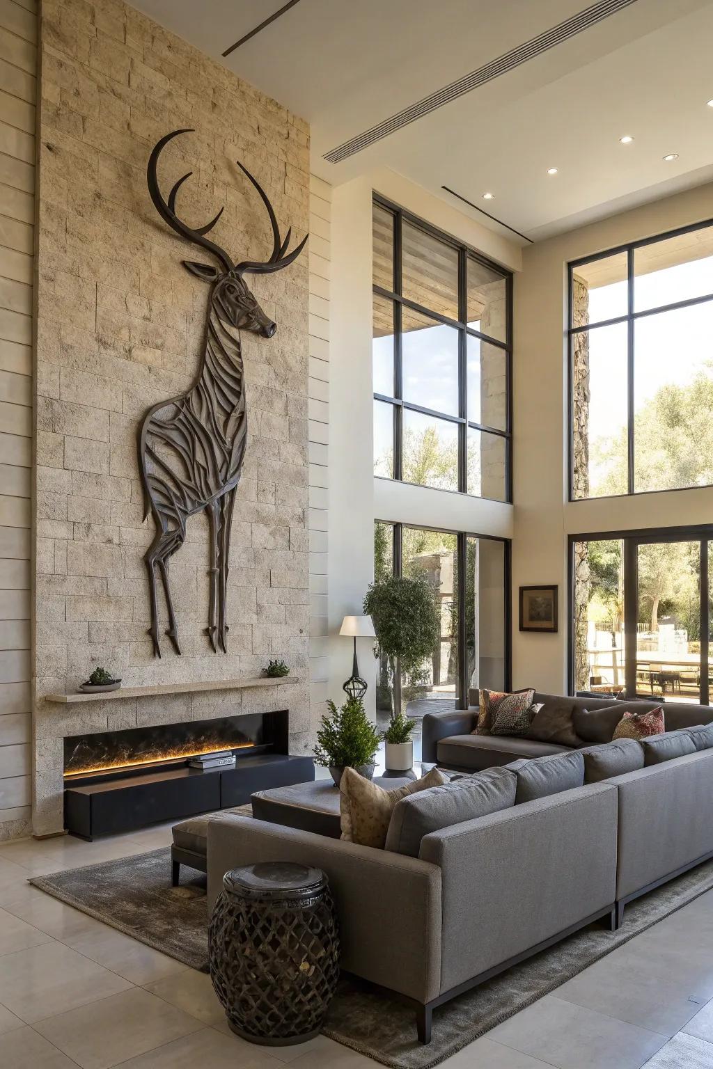 Wall sculptures append a stunning three-dimensional aspect to any environment.