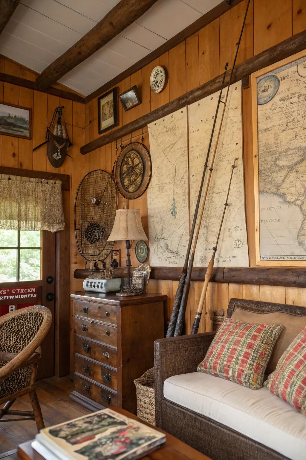 Reclaimed discoveries impart individuality and sentimentality.