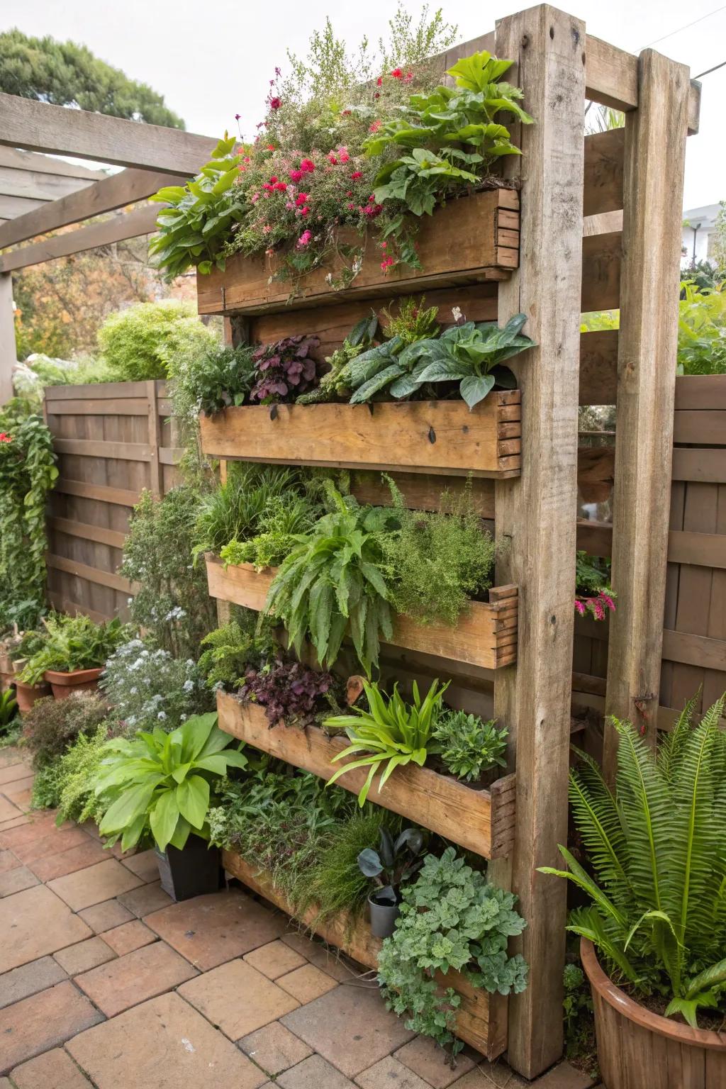 Layered gardens maximize space with style.