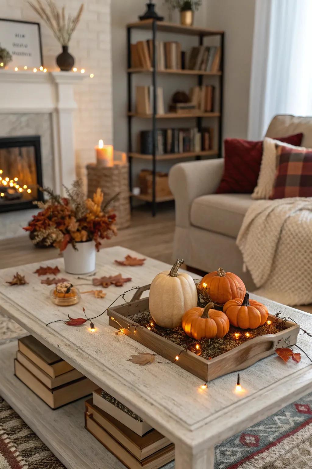 Seasonal décor maintains a lively and joyous atmosphere.