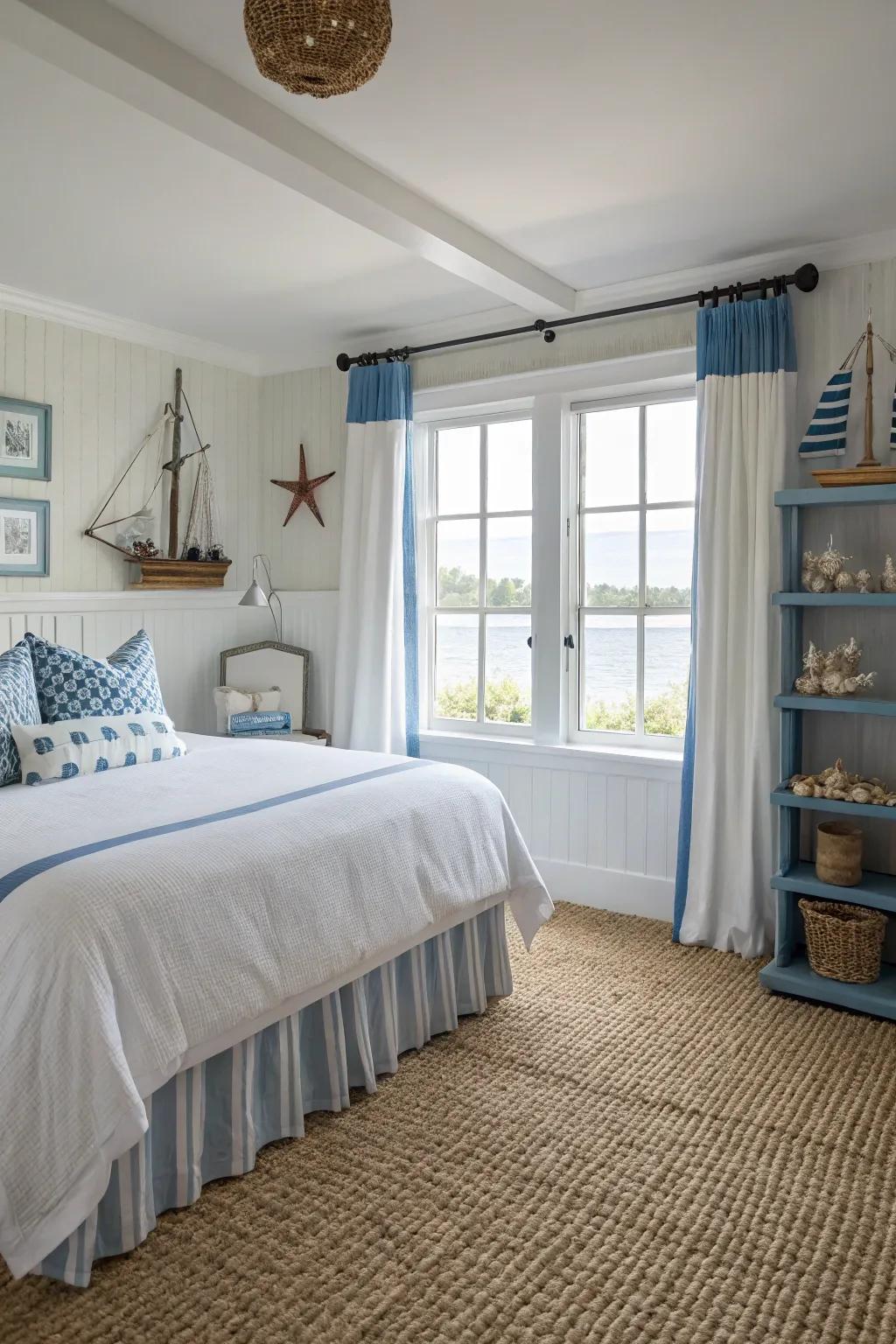 Rope-fiber carpets introduce a hint of seaside charm to your space.