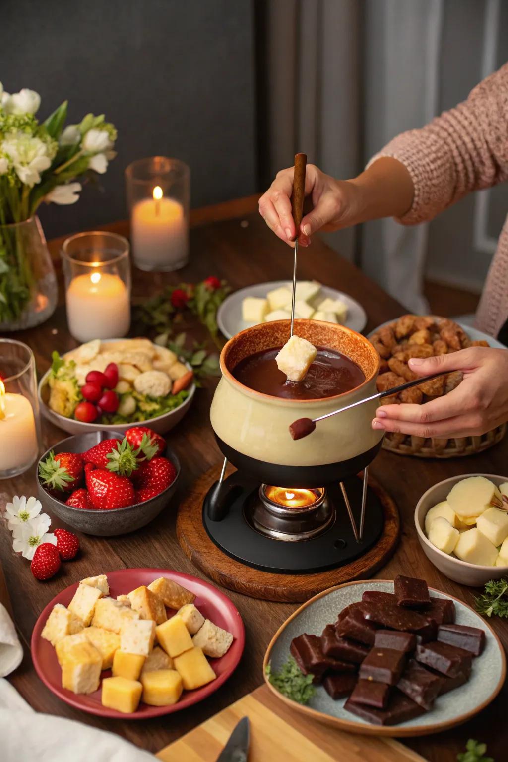 Indulge in a delightful infused delicacy feast with companions.