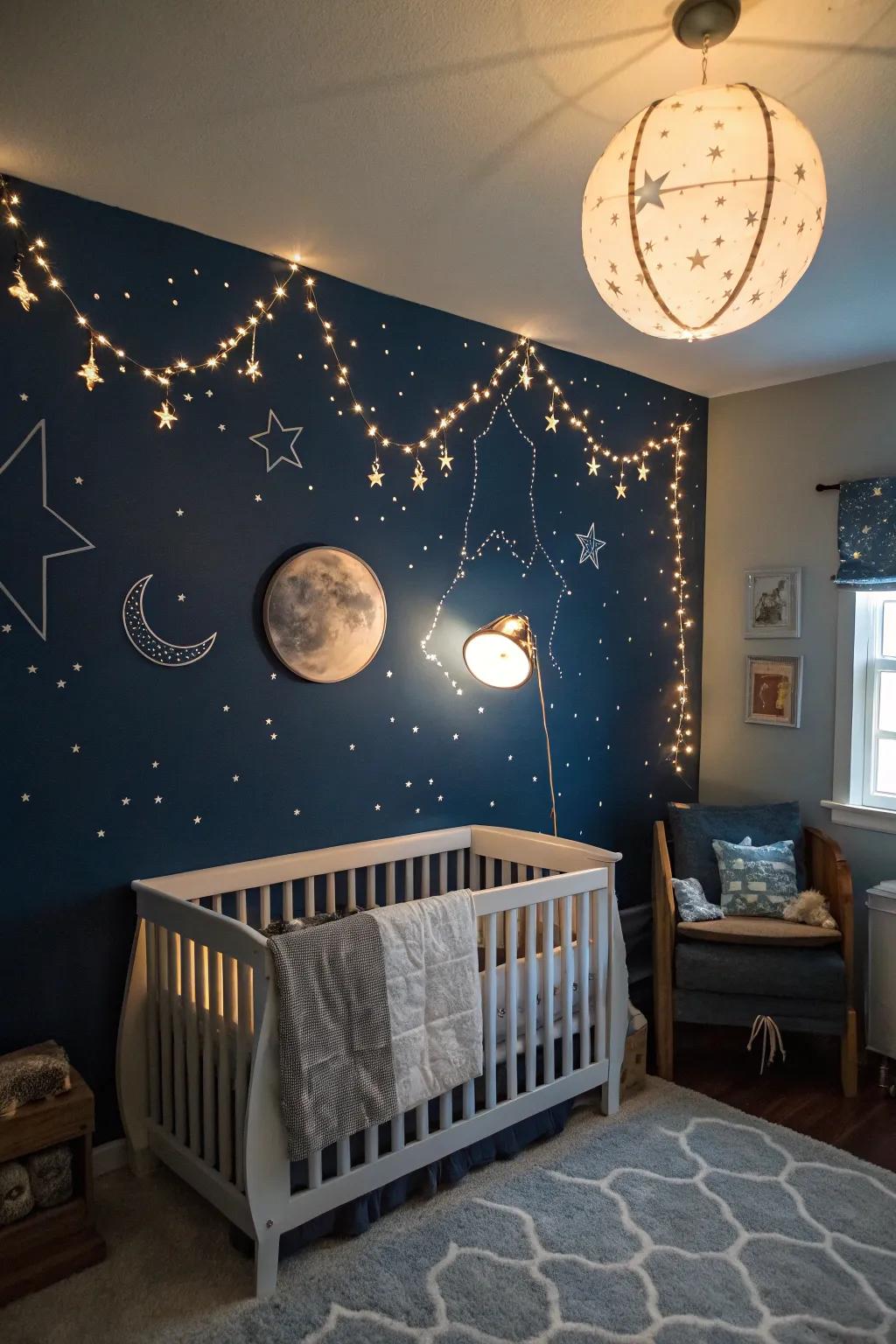 Under a tranquil night sky, drift off to dreamland.