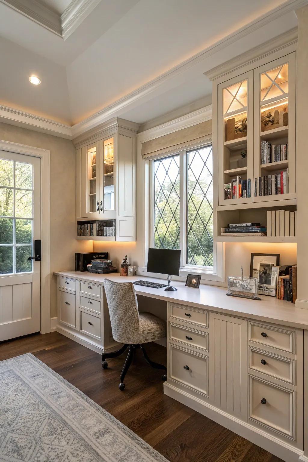 Units that highlight architecture add sophistication.