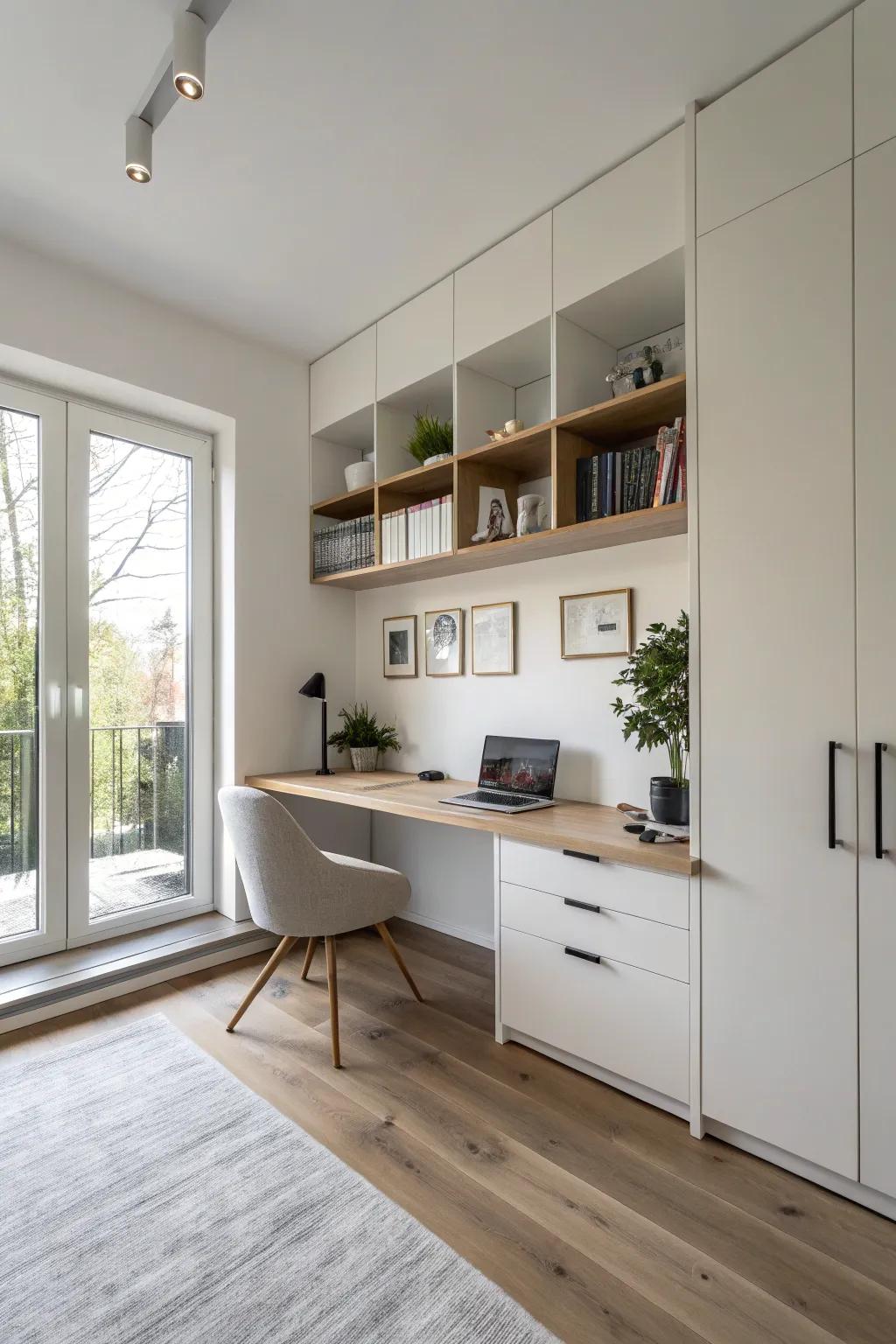 Create a modern aesthetic through elevated cabinetry.