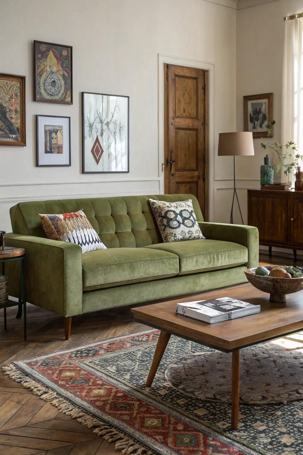 Eclectic motif introduces character and uniqueness to your space.