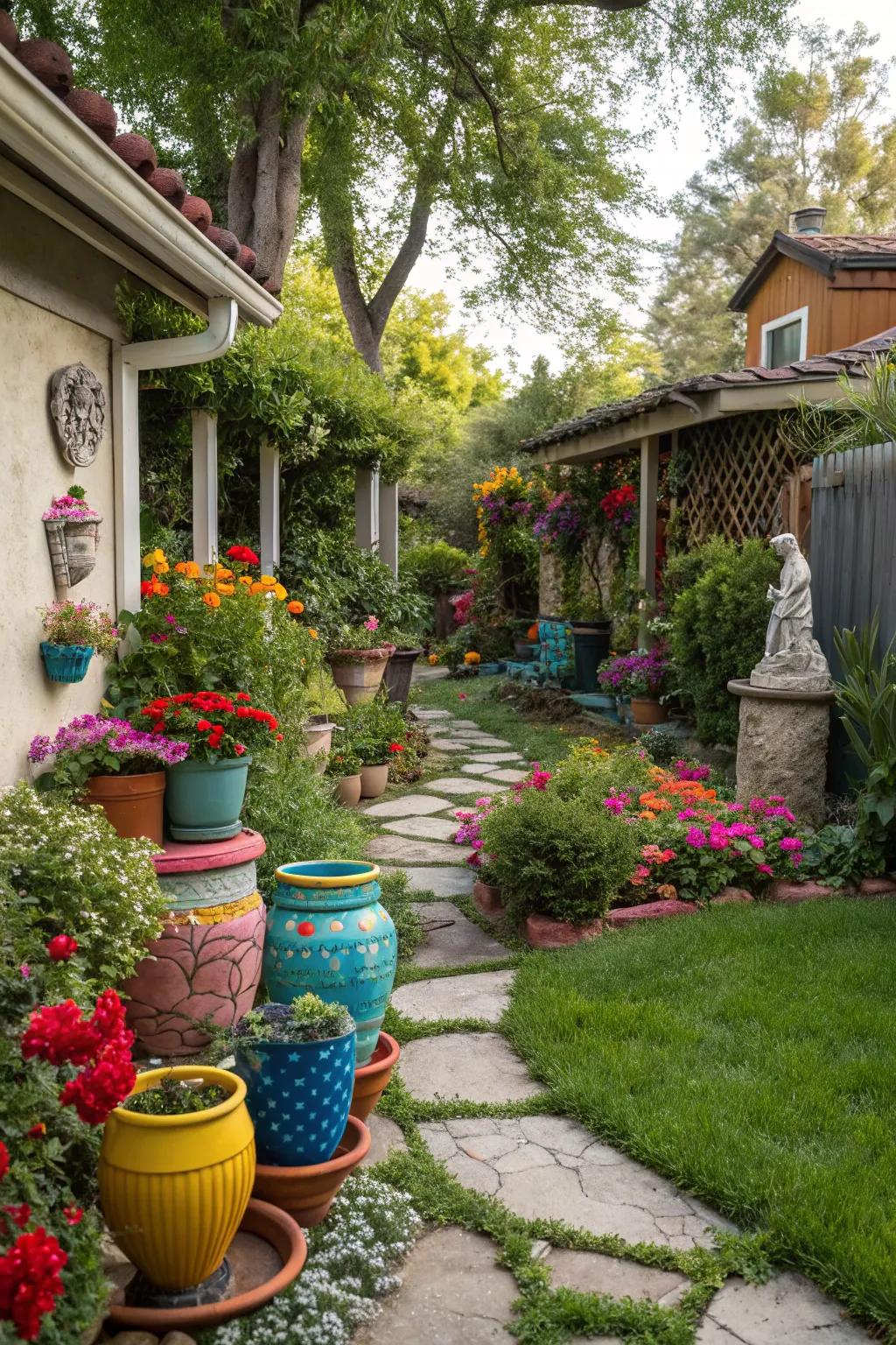 Show off your style with creative garden accents.