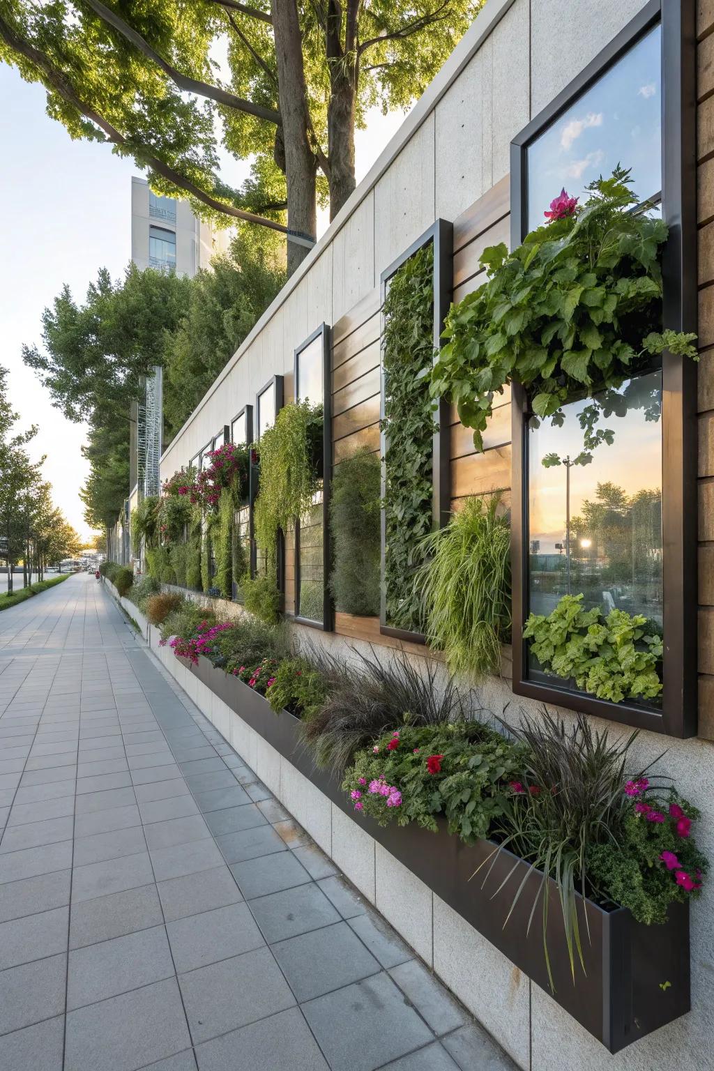 Fabricate the illusion of spaciousness through mirror-container integrations.