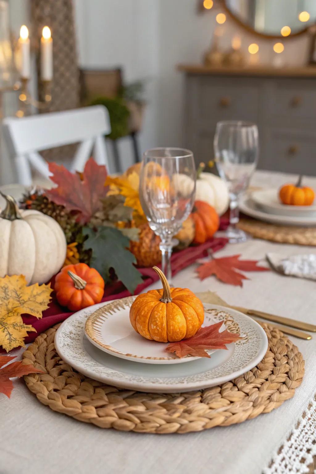 Seasonal flourishes bring celebratory elegance to your table.