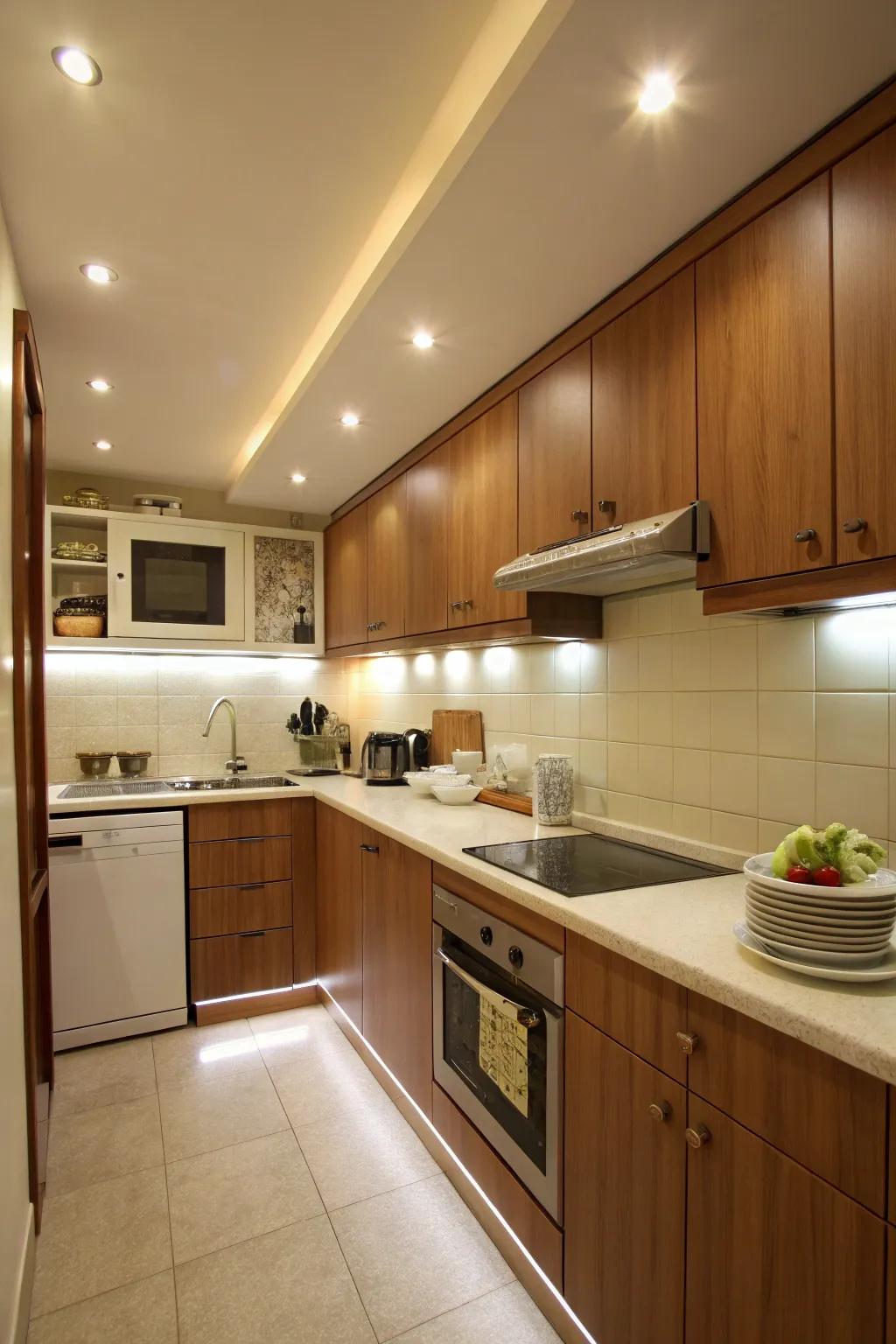 LED lighting merges efficiency with style.