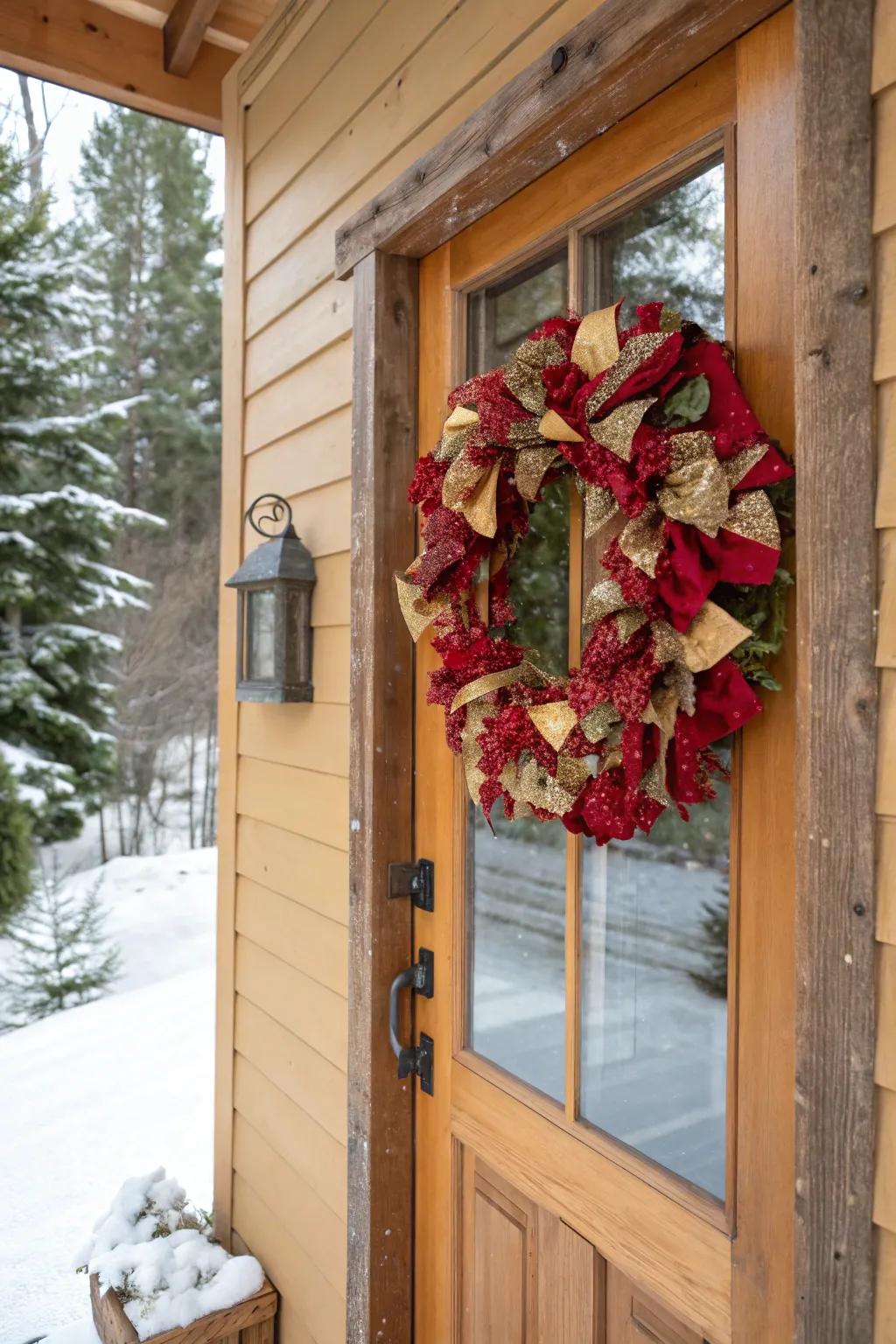 Heartwarming holiday allure via an inviting cottage aesthetic.