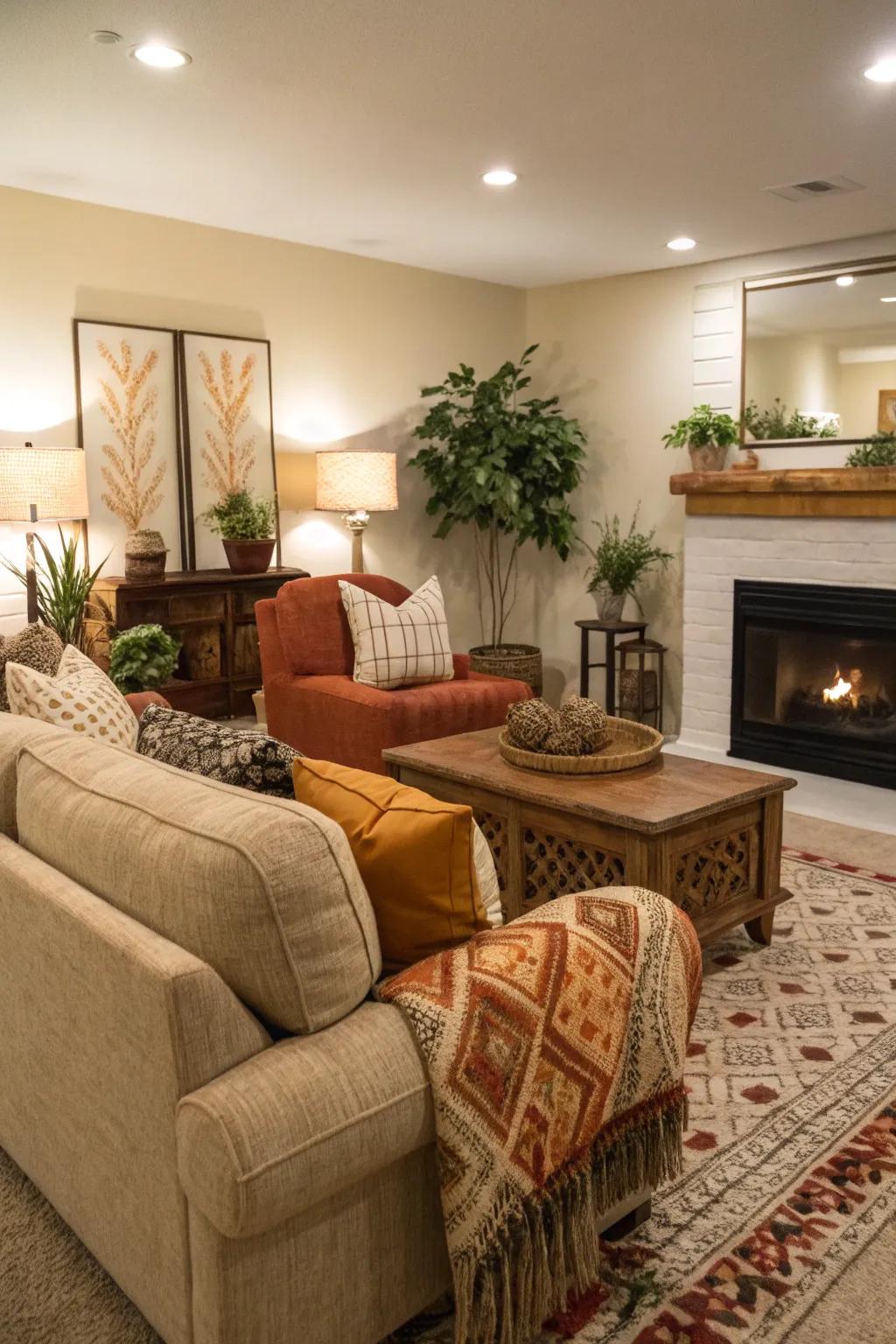 Relaxed spaces encourage relaxation and make visitors feel at home.