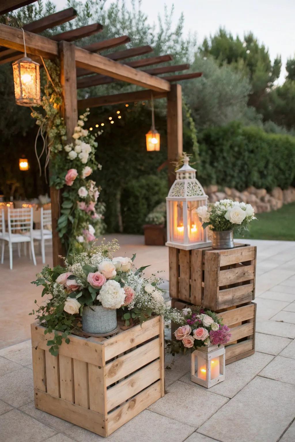 Timber boxes contribute countryside charm and utility.
