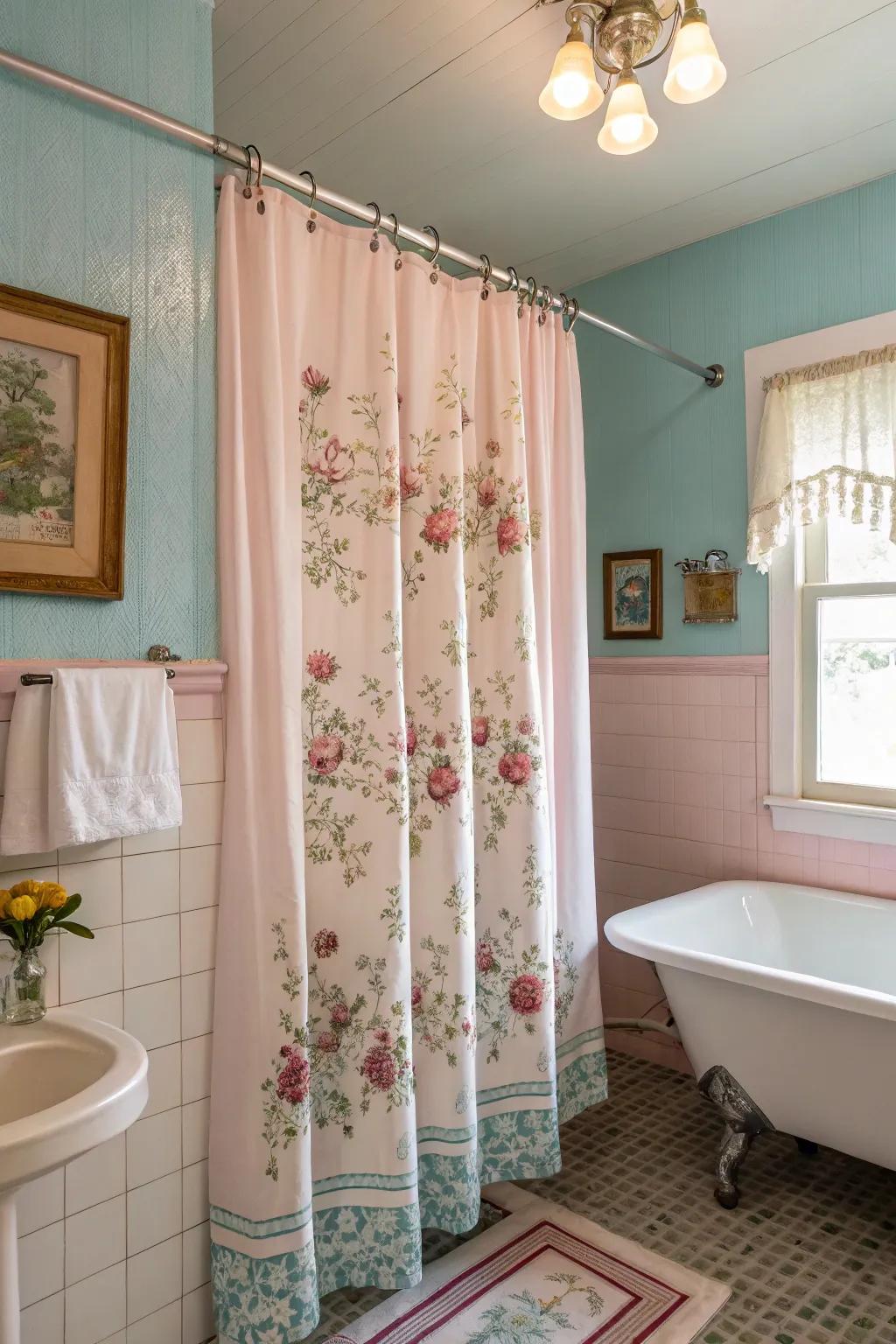 Vintage patterns add charm and a touch of nostalgia.