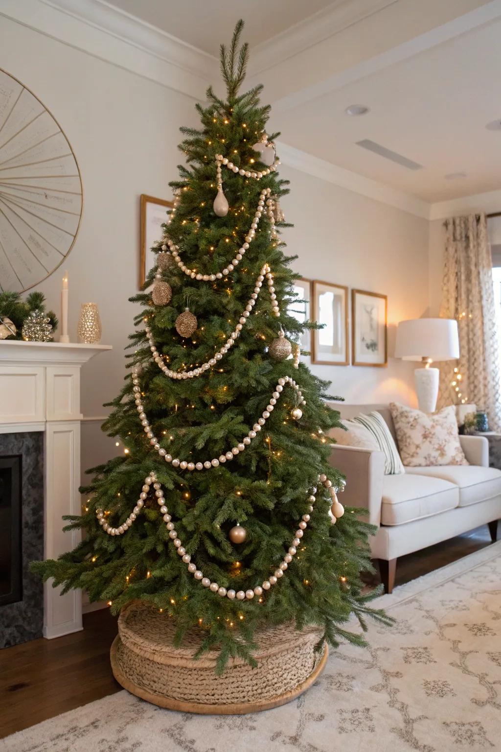Synchronized garlands deliver a refined and polished visual.