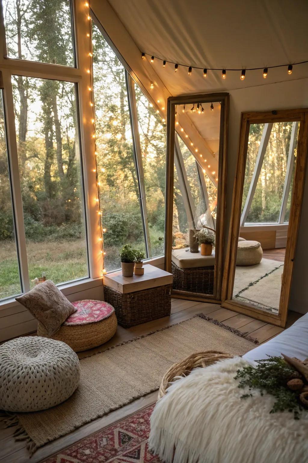Natural illumination amplifies openness and airiness.