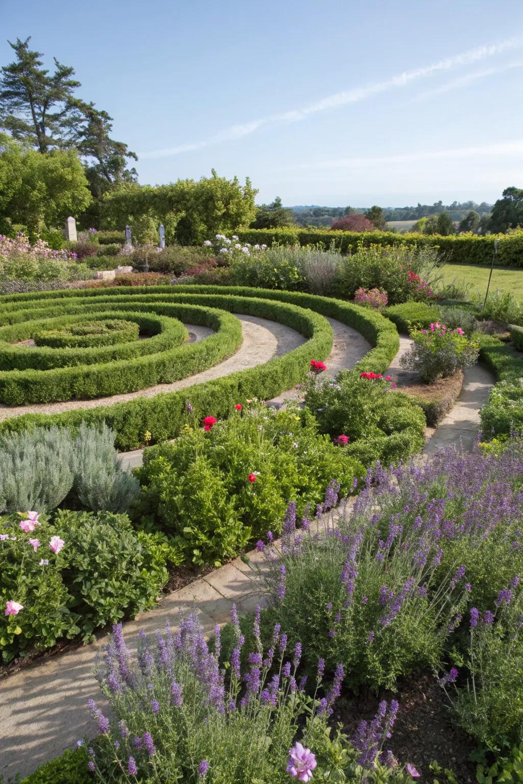 An spice coiled labyrinth uniting allure and practicality.