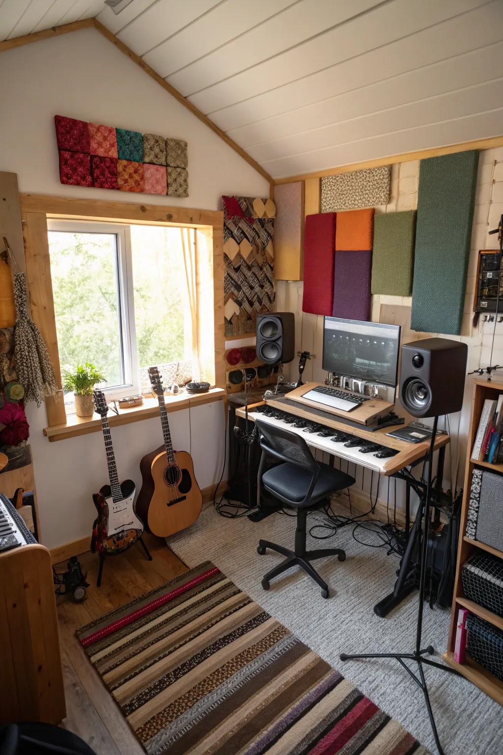 DIY sound diffusers present a personal and affordable acoustic solution.