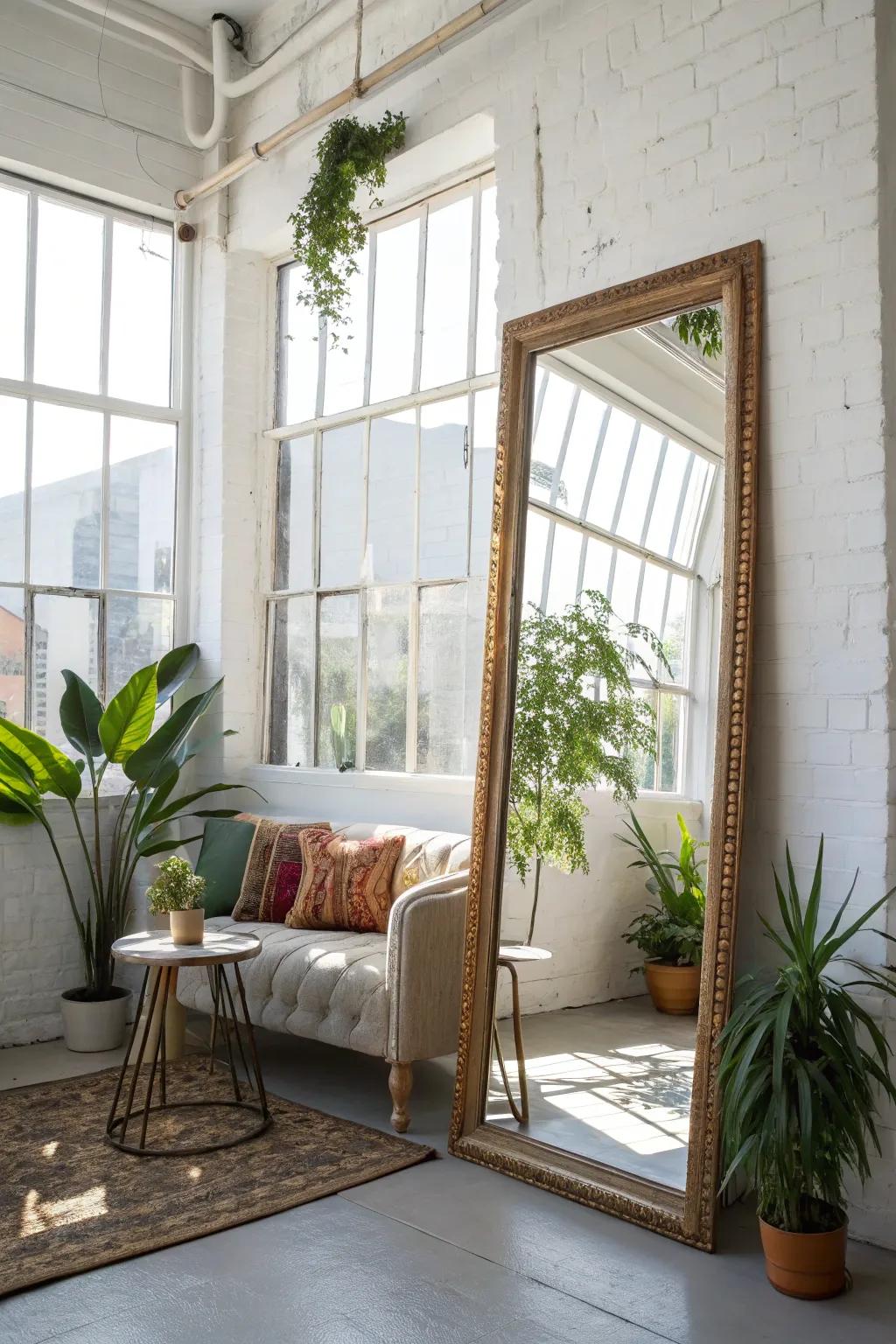Reflectors enhance light and space, improving the room’s openness.
