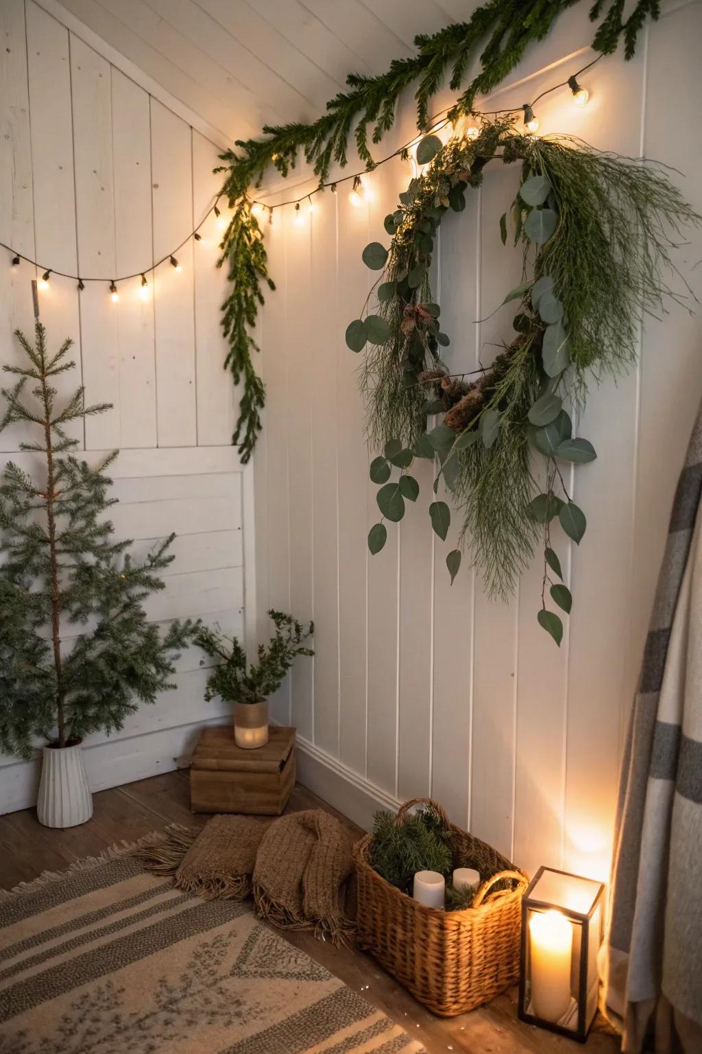 Plants that are in season add to the atmosphere and bring nature into your space.