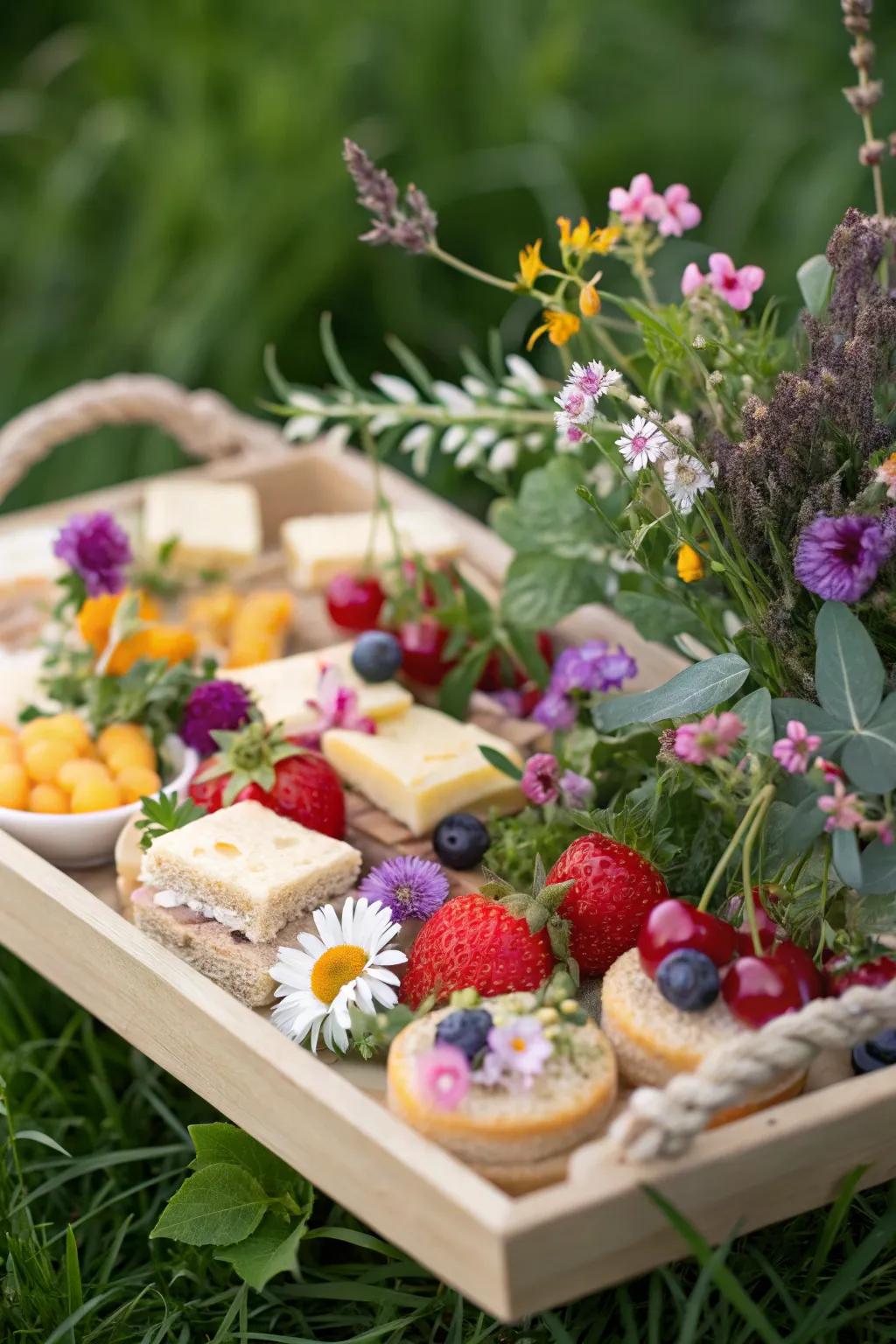 A botanical and aromatic display for an enchanting experience.