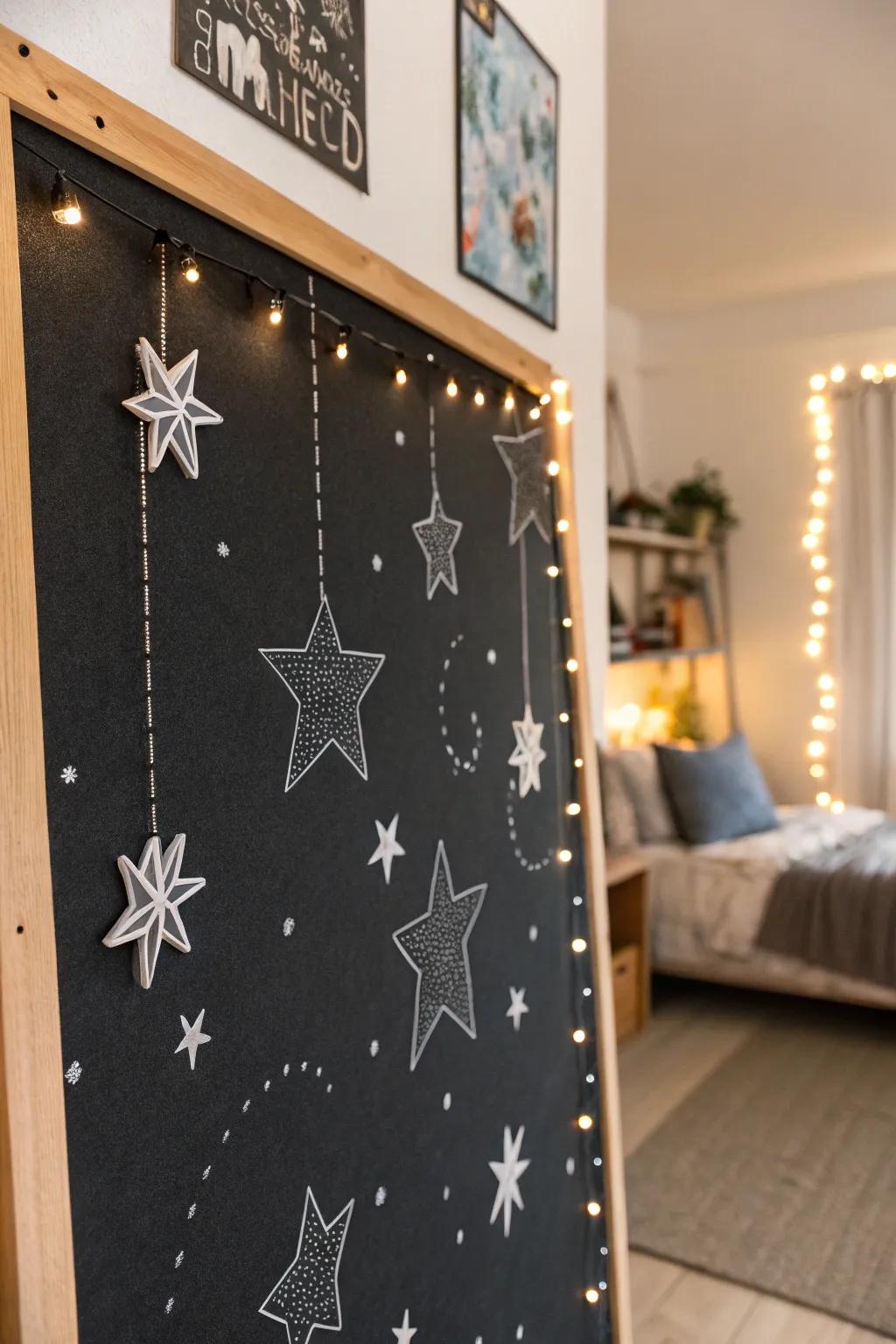 Change your board into a starlight panorama.