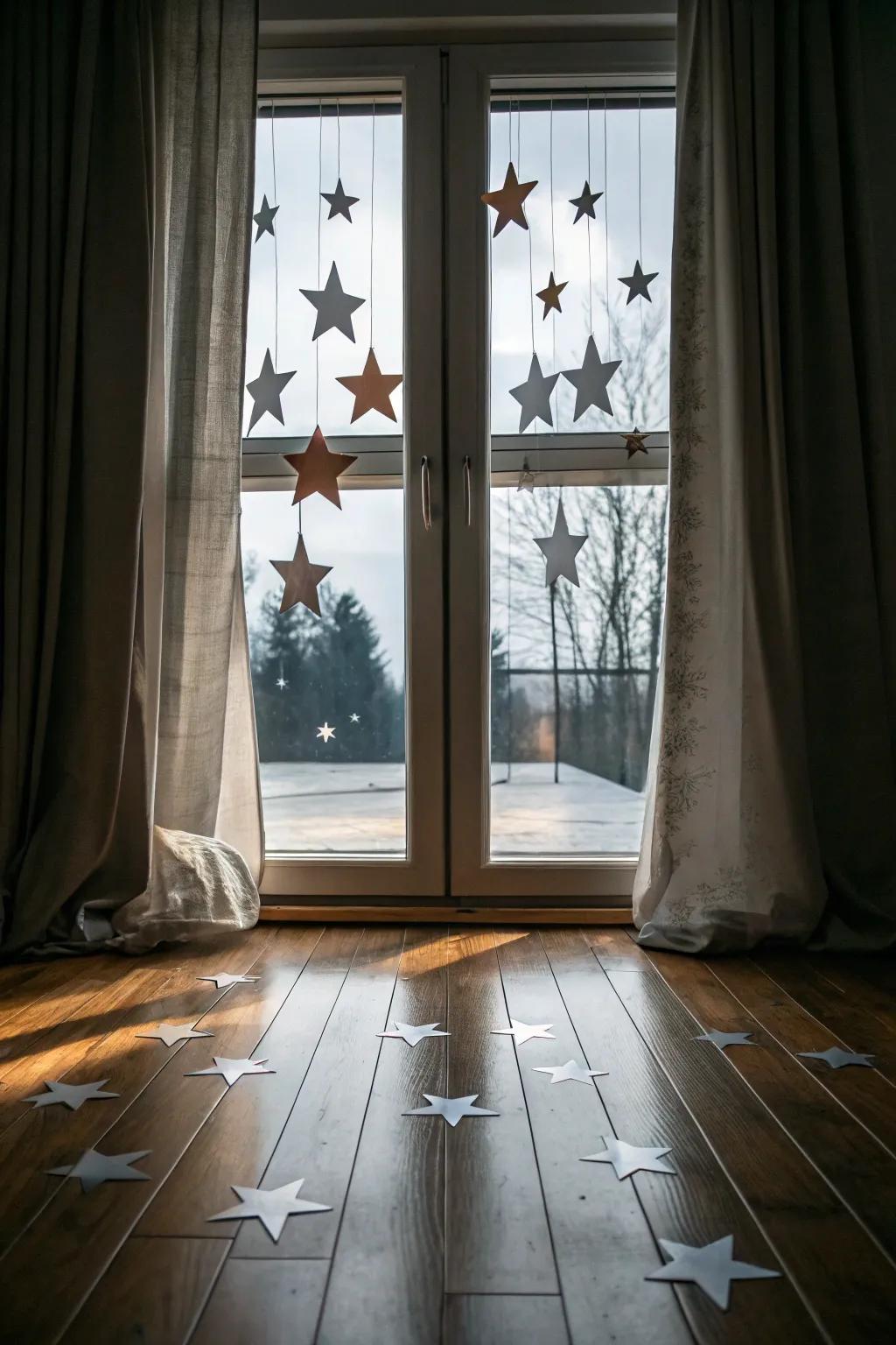 Stars that stick to windows and add celestial beauty to any space.