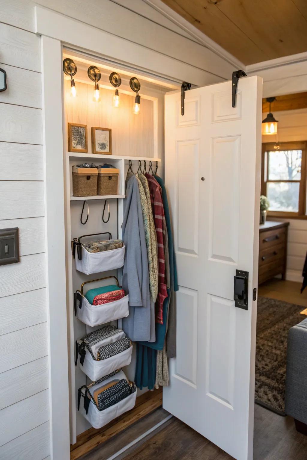 Doors that offer great storage potential.