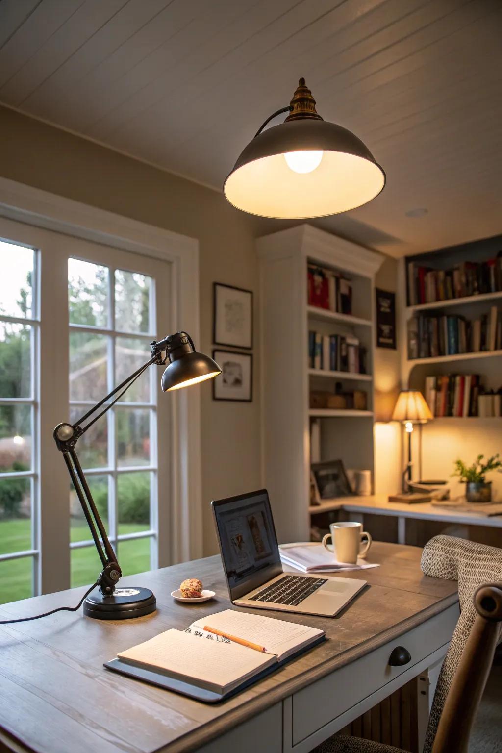 Planned lighting elevates both productivity and relaxation.