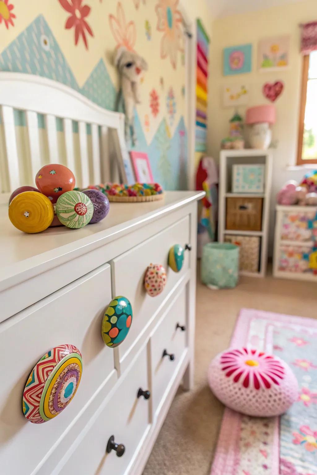 Personalize your space with brushed timber pulls.