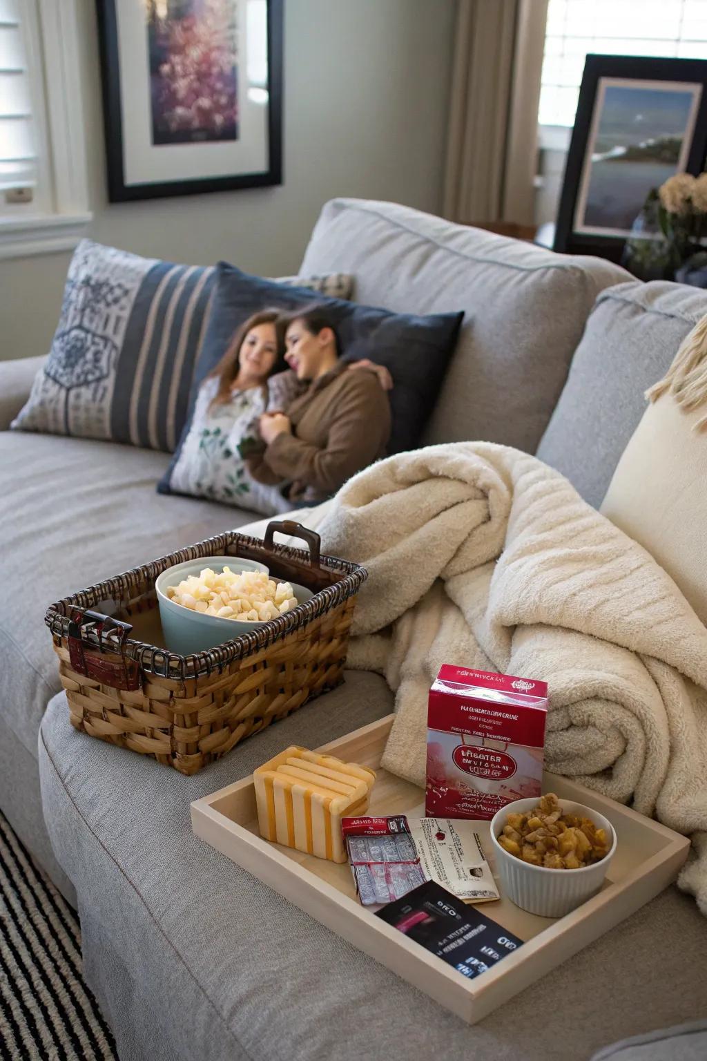 A surprise kit for a memorable intimate evening at home