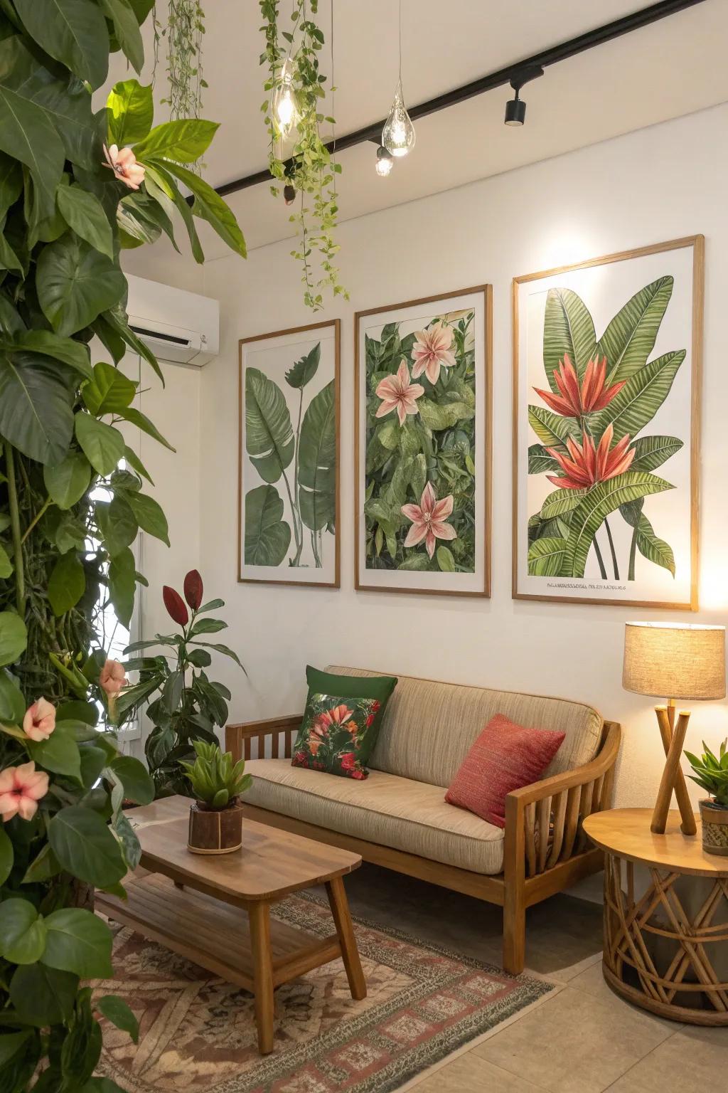 Organic art brings the essence of nature indoors.