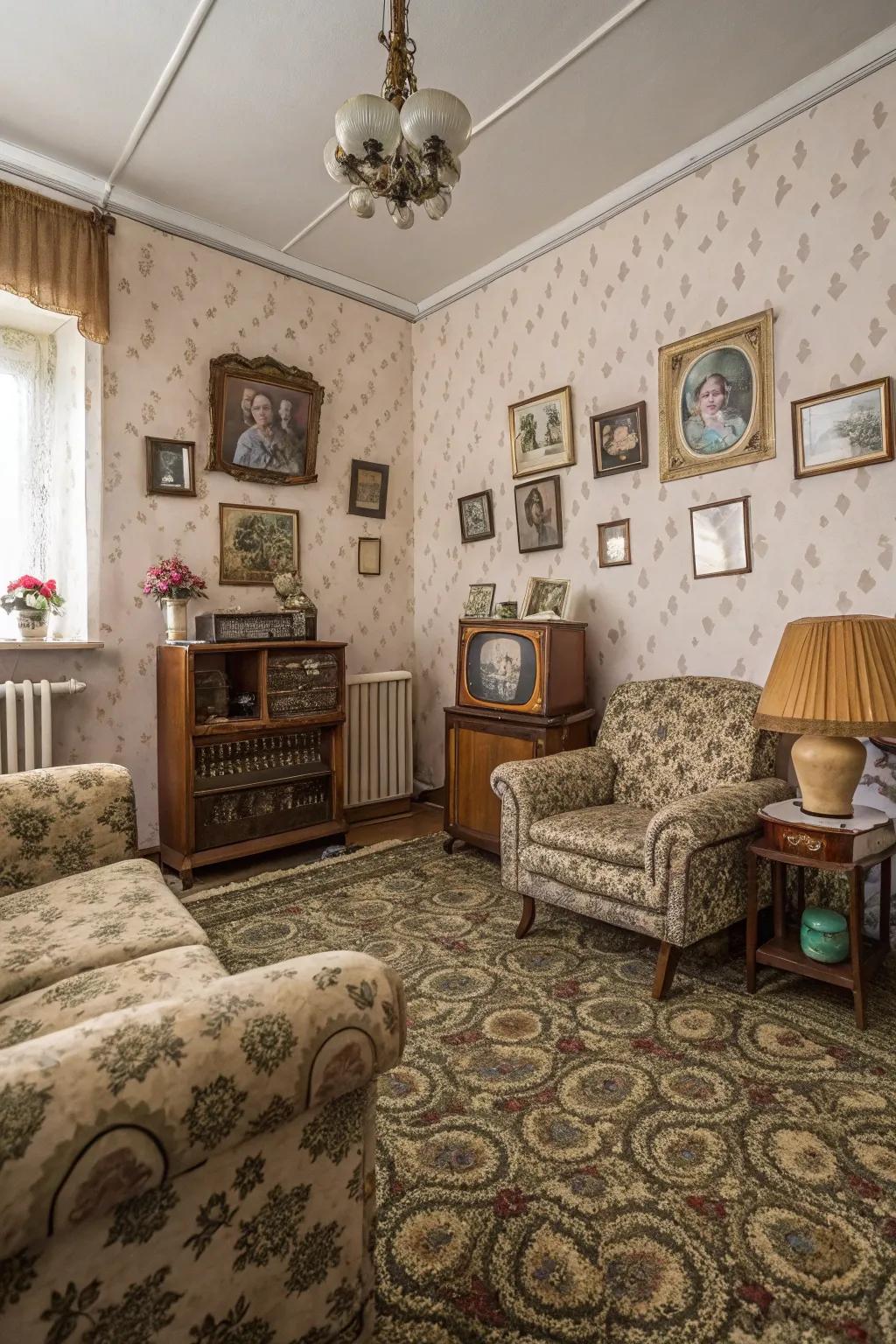 Vintage carpets offer timeless character and charm.